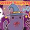 Cute and Kawaii Halloween Illustration Drawing