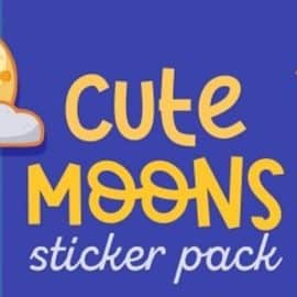 Draw a Sticker Pack in Procreate: Cute Moon Illustrations