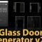 Glass Door Generator v2.0 for 3ds Max Free Download