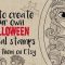 How to make your own Halloween digital stamps and sell them on Etsy