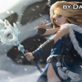 Ice Princess Full video process + Brushes by Dao Trong Le