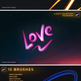 Light Painting Procreate Brushes Free Download