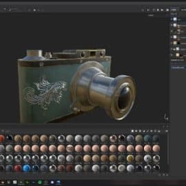 Udemy Vintage Camera Creation in Blender 3D and Substance Painter Free Download