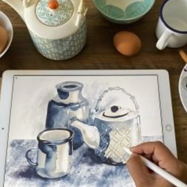 Create Contrast: With Watercolour And Procreate