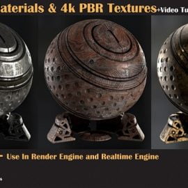 Cubebrush – 26 Smart Materials+4K PBR Textures+Video Tutorial Free Download