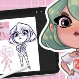 Draw a Quick Chibi Cartoon Portrait in Procreate