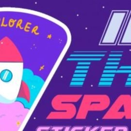 Draw a Sticker Pack in Procreate: Space Themed Illustrations