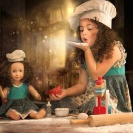 Lisset Perrier Photography – Baking Girl Composite