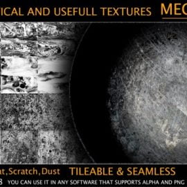 Artstation MEGA PACK 500 Practical and useful Stencil imperfection Free Download