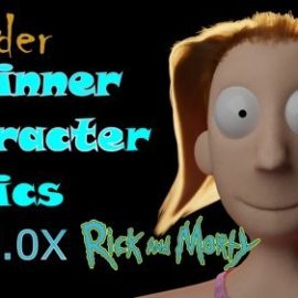 Blender Beginner Character Basics Stylized Characters with Realistic Hair Free Download