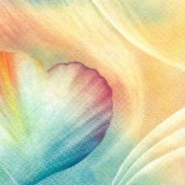 Healing, Mindful Heart of Light Soft Pastels