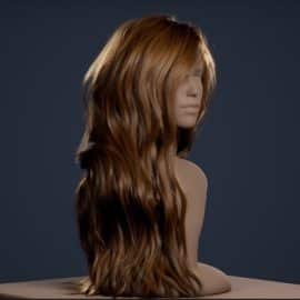 Artstation – Manequinn with hair for UE4 groom plugin (alembic hair) Free Download