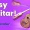 Blender 3D: Easy Guitar Scene Free Download