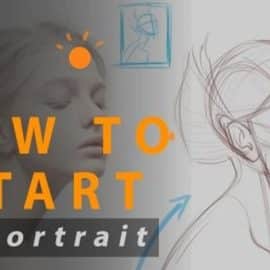 How to Start a Portrait Drawing: Basic Analysis of the Heada