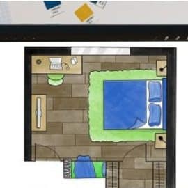 Interior Design: Drawing A Floor Plan Illustration in Procreate