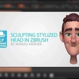 Stylized Head Sculpting in Zbrush + Re-Topology Free Download