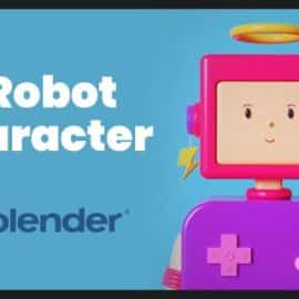 Udemy Blender 3D Easy Robot Character Free Download