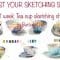 Watercolor Sketching Challenge: 7 Days of Tea Cups to boost your skills