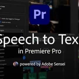 Adobe Speech to Text for Premiere Pro 2022 Free Download