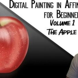 Digital painting in Affinity Designer for Beginners- Volume 1 The Apple