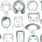 Face Shapes: Draw a Series of Characters Using Simple Shapes