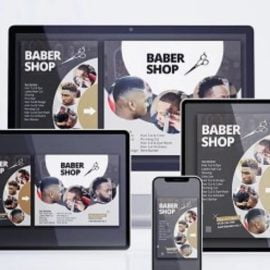 Graphic Design Mastery: The Complete Branding Process of a Barber Shop Design using Adobe Photoshop