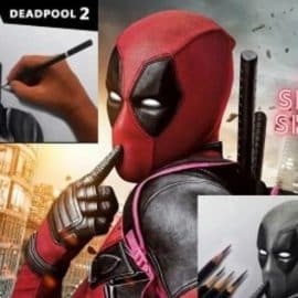 Master Sketching with Superhero Deadpool2 | Step by Step Guide | Easiest Method