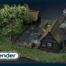 Skillshare Blender 3 The Ultimate Medieval Scene Course Free Download