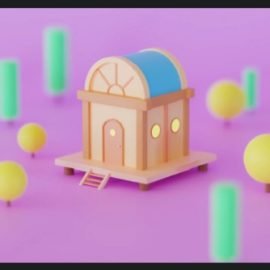 Udemy Blender 3D Easy Cartoon Home in the Woods Free Download