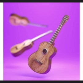 Udemy Blender 3D Easy Guitar Scene Free Download