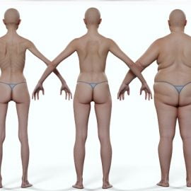 3DScan Morphable Female and Male Base Mesh Free Download