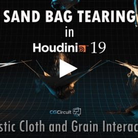 CGCircuit Sand Bag Tearing in Houdini Free Download