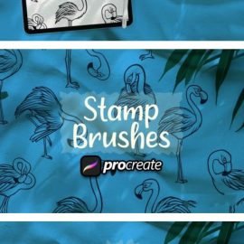 Flamingo Stamp Brush Free Download