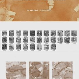 GraphicRiver 30 Tea Texture Photoshop Stamp Brushes 29575842 Free Download