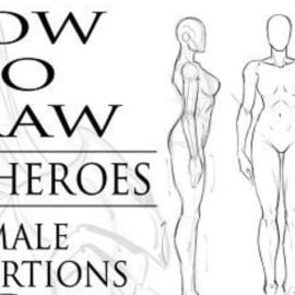 How to Draw Superheroes – Female Proportions + Suit Design