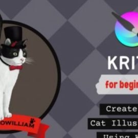 Krita for Beginners: Create Easy Cat Illustration Using Krita