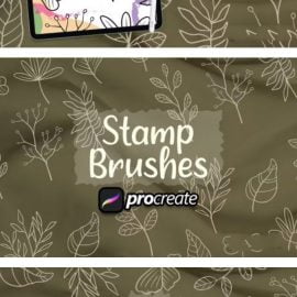 Leaves Stamp Brushes Free Download