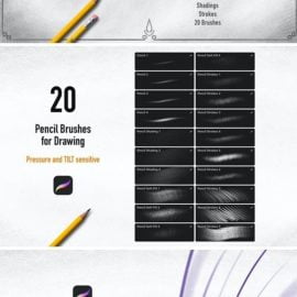 Pencils Procreate Brushes Free Download