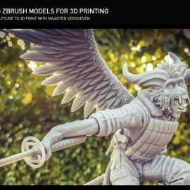 The Gnomon Workshop – Preparing ZBrush Models for 3D Printing with Maarten Verhoeven Free Download