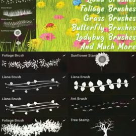 16 Spring Brushes for Procreate Free Download