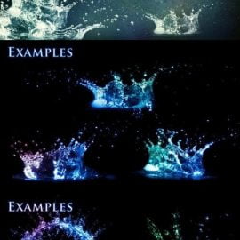 38 Water Splash Brushes Free Download