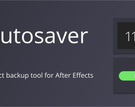 AEScripts aw-Autosaver V2 v2.1.1 for After Effects Free Download