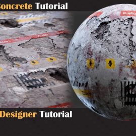 Artstation – Damaged Concrete Tutorial VOL-02