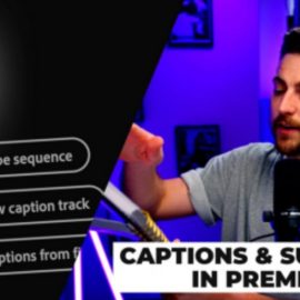 Create Captions/Subtitles in Adobe Premiere Pro (Auto Transcribe Feature)