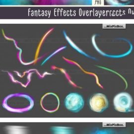 CreativeMarket Fantasy Effects Overlays 5214308 Free Download