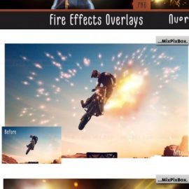 CreativeMarket Fire Effect Overlays 5214580 Free Download