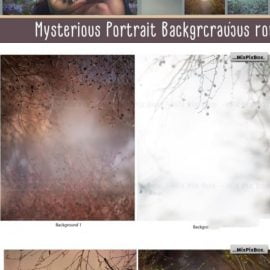 CreativeMarket Mysterious Portrait Backgrounds 5814886 Free Download