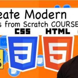 Learn HTML CSS Create a Modern Responsive Website from scratch Free Download