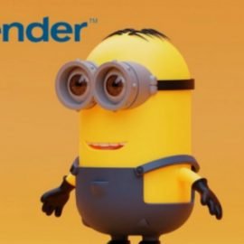 Learn how to Create A Minion From Despicable ME inside Blender