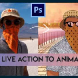 Skillshare Rotoscope Animation in Photoshop Turn Live Action scene to Animation Free Download